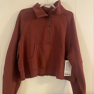 Lululemon scuba funnel half zip